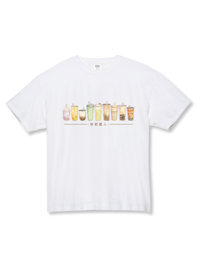 珍奶星人 T-shirt - By Deville Colour