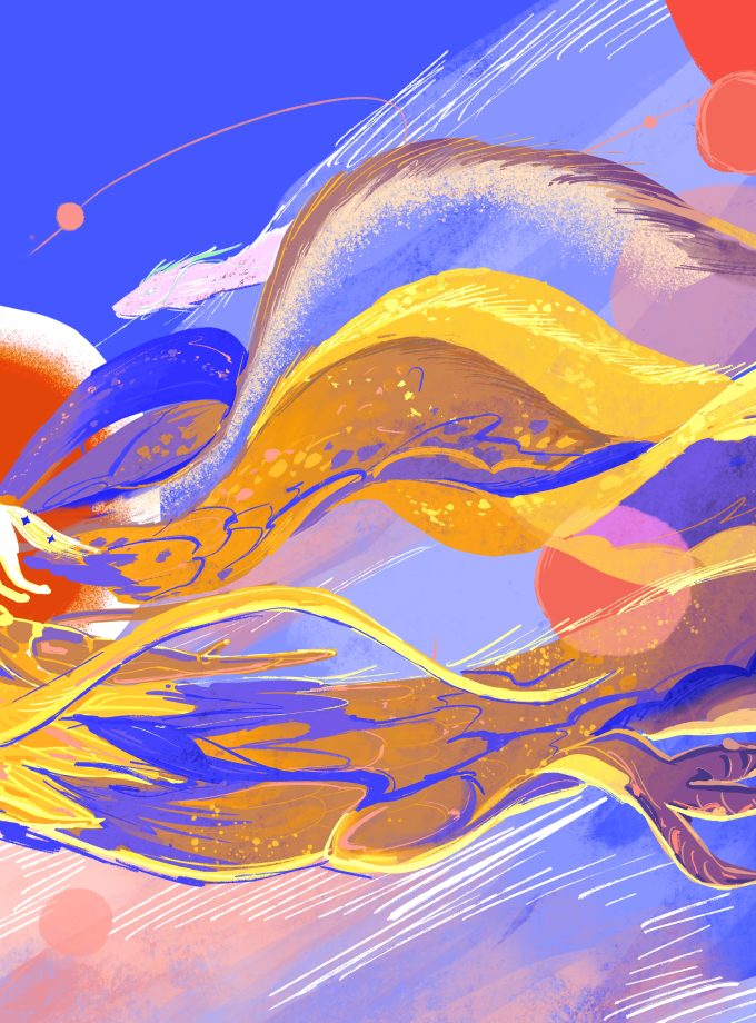 插畫家圖案 27 (Large) - By easyeasyrol