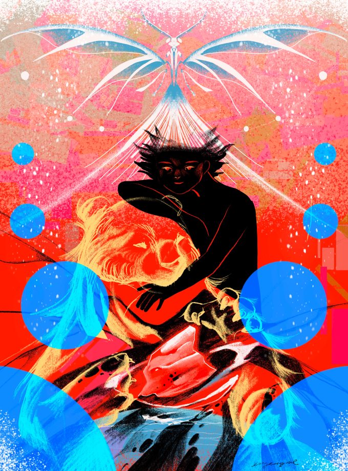 插畫家圖案 22 (Large) - By easyeasyrol